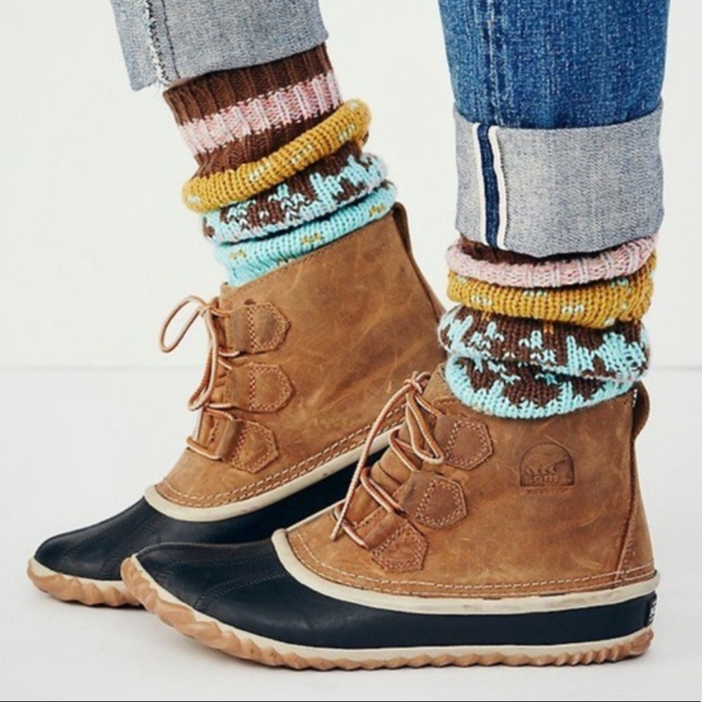 Sorel Out N About Leather Duck Boots